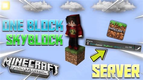 one block skyblock minecraft server ip