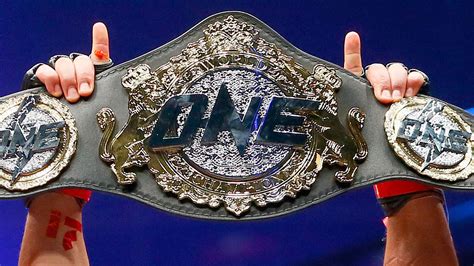 one championship new belt
