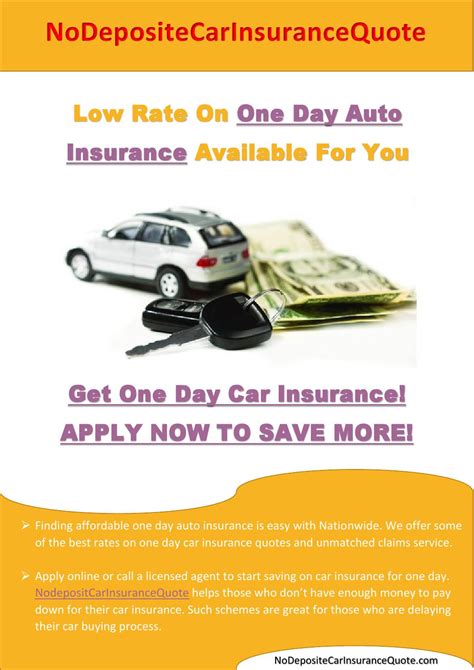 one day car insurance policy
