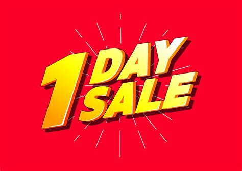 one day sale website