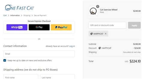 One Fast Cat Discount Code