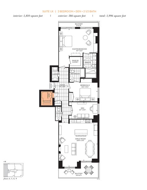 one fort condo floor plan