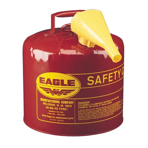 one gallon metal gas can