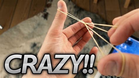 one hand rubber band tricks