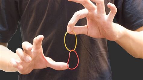 one hand rubber band tricks