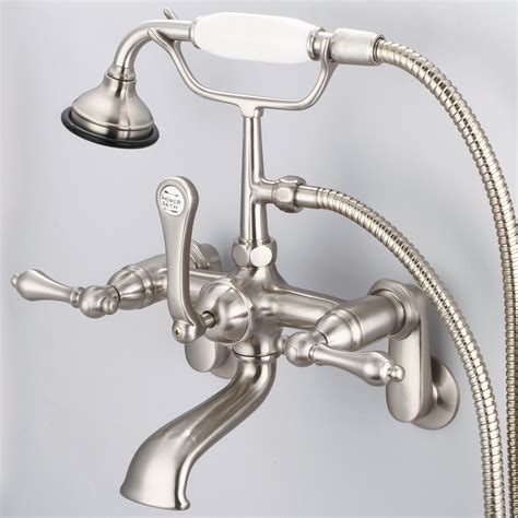 one handle wall mount tub faucet