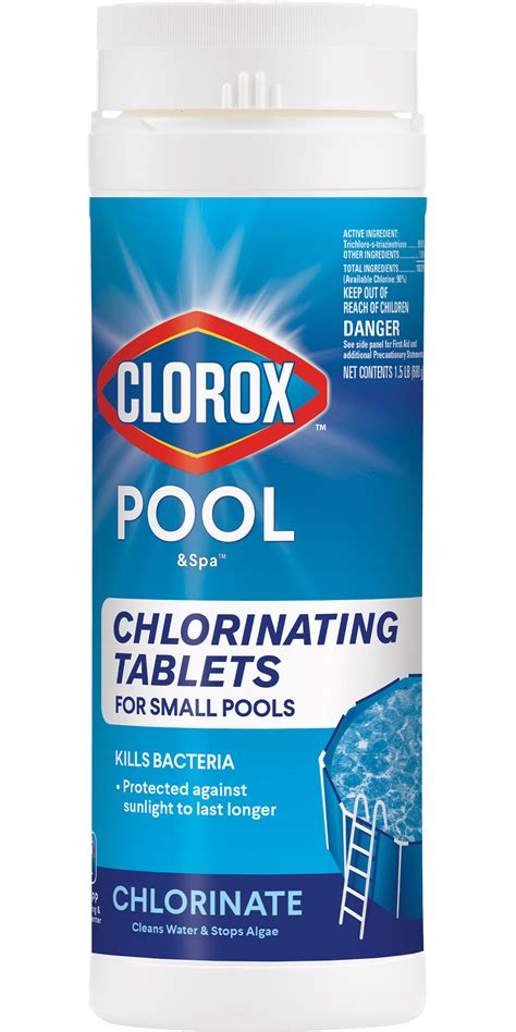 one inch chlorine tablets for pools