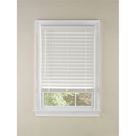 one inch faux wood blinds lowes