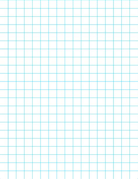one inch graph paper