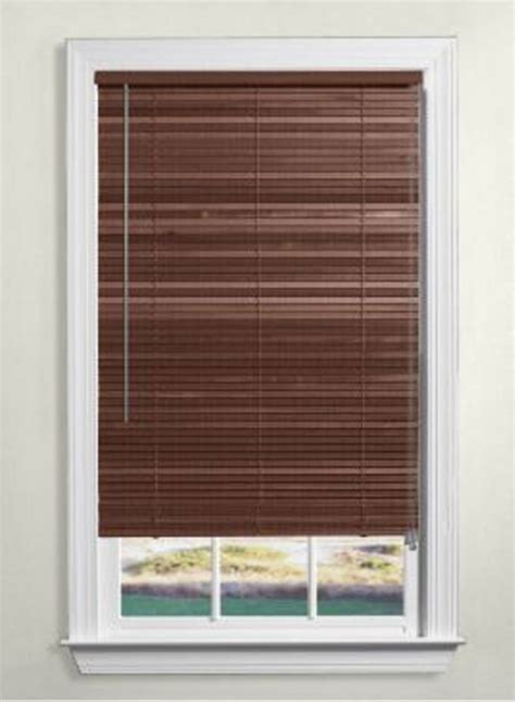 one inch wood blinds