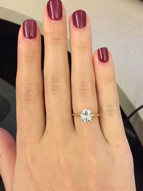 one karat engagement ring