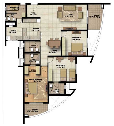 one lakefront floor plan