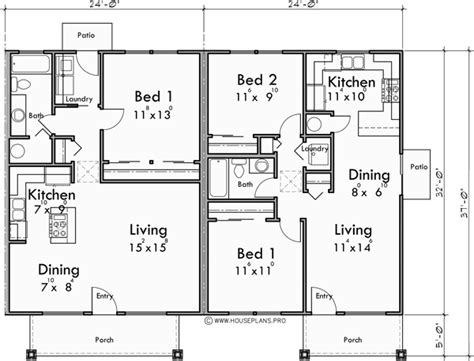 one level floor plans free