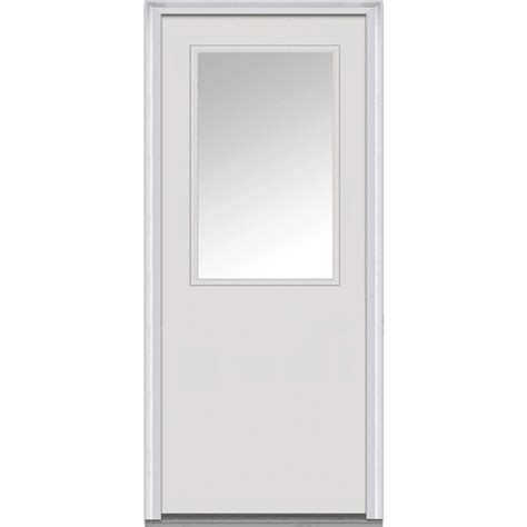 one light glass door