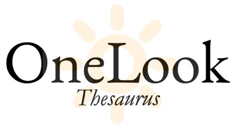 one look thesaurus
