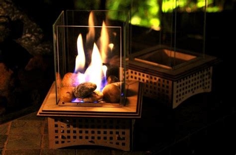 one man one garage tabletop fireplace