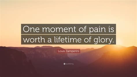 one moment of pain is worth a lifetime of glory tattoo