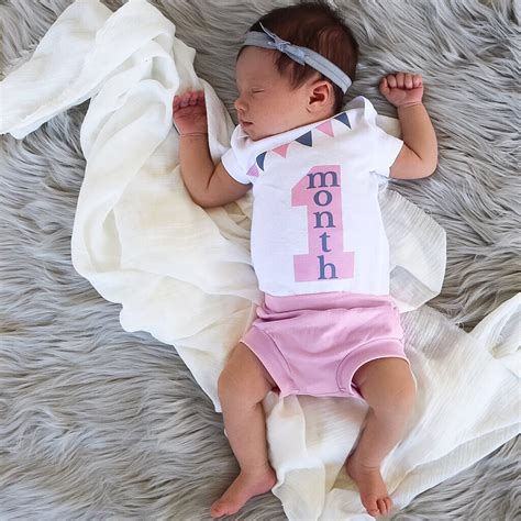 one month old baby girl outfits