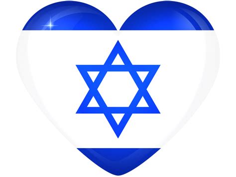one nation one heart with israel flag image