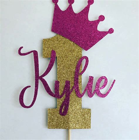 one of a handmade kind cake toppers