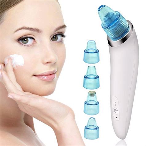 one or two mini electric pore cleansing blackhead vacuums
