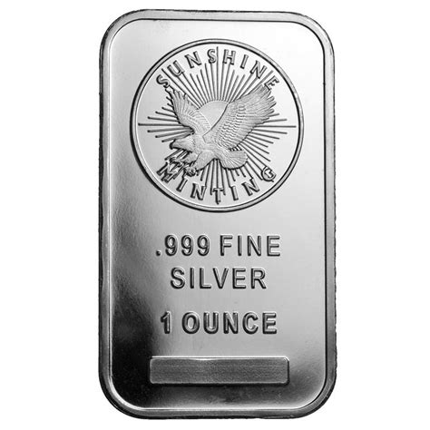 one ounce of silver bar
