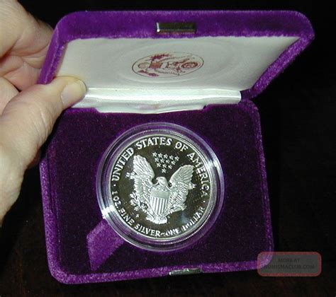 one ounce proof silver bullion coin 1987