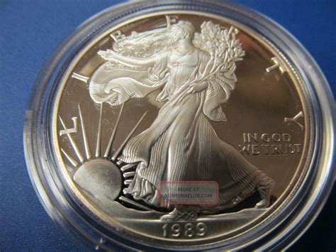 one ounce proof silver bullion coin 1989