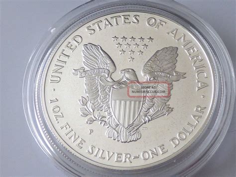 one ounce proof silver bullion coin 2002