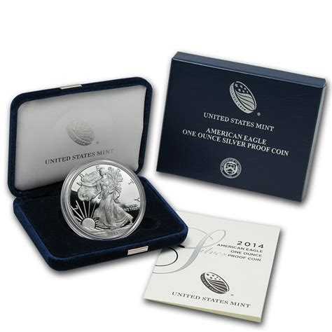 one ounce silver american eagle proof coins