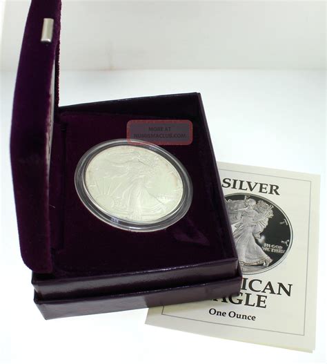 one ounce silver american eagle proof coins