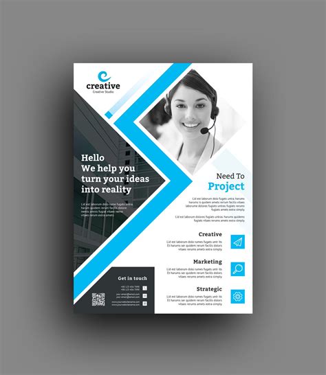 one page flyer template