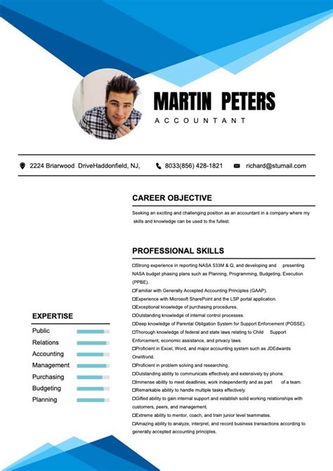 one page resume maker