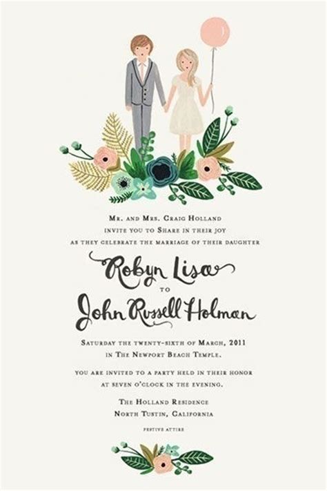 one page wedding invitations