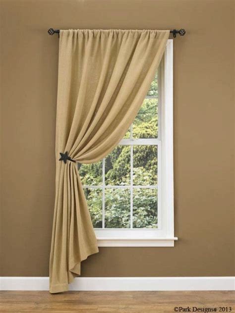one panel curtain per window