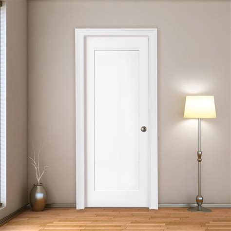 one panel interior door white