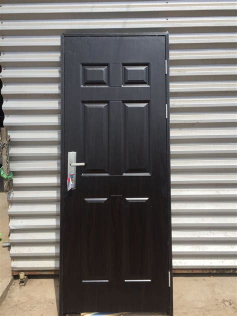 one panel metal door