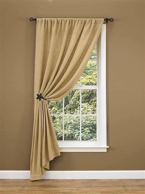 one panel window curtain