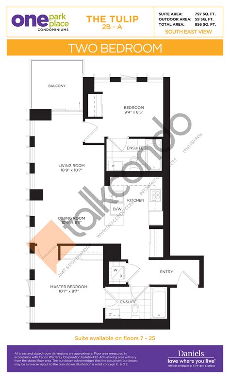 one park place north tower floor plans