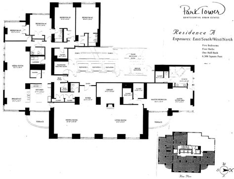 one park tower floor plans