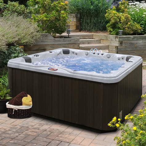 one person outdoor hot tub