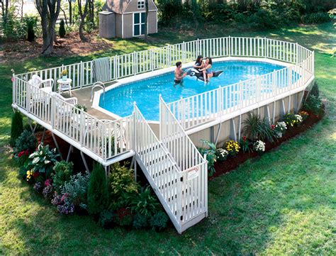 one piece above ground swimming pools