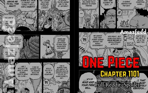one piece chapter 1101 spoilers reddit