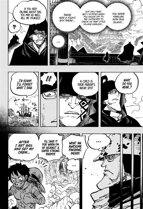 one piece chapter 1101 spoilers twitter