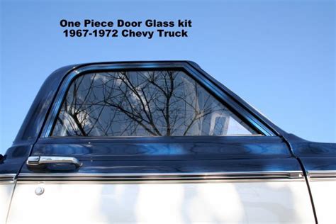 one piece door glass kit for 67 gm trucks