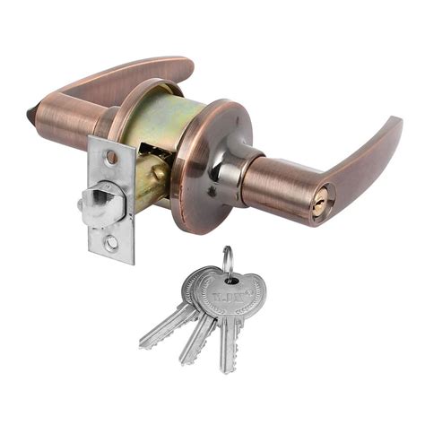 one piece door handle and lock