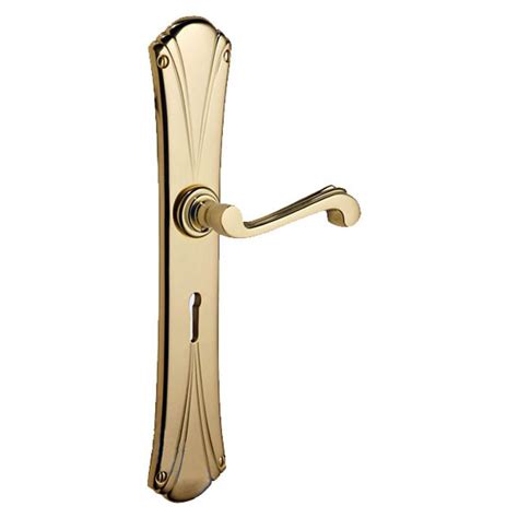 one piece door handle and lock