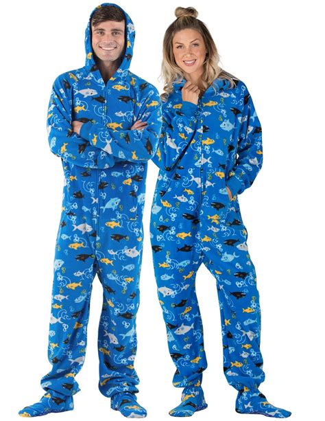one piece footie pajamas for adults