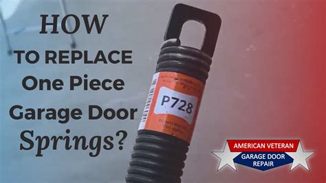 one piece garage door parts