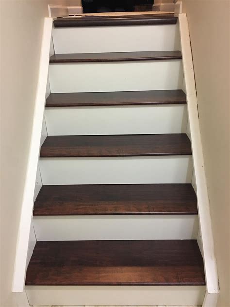 one piece laminate stair tread